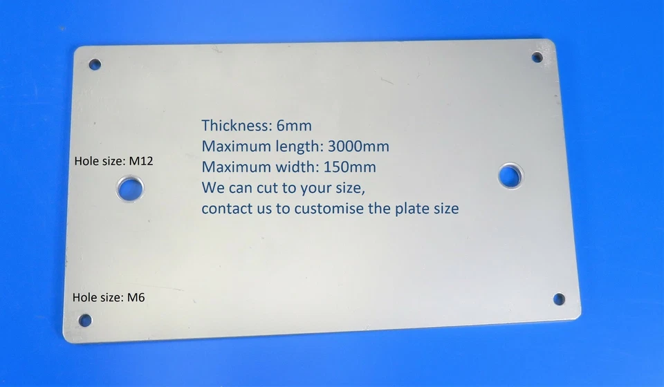 (AMPMECH) HOT-DIP GALVANIZING (HDG) FLAT PLATE, THICKNESS 6MM,100MM-1000MM - Image 3 of 4
