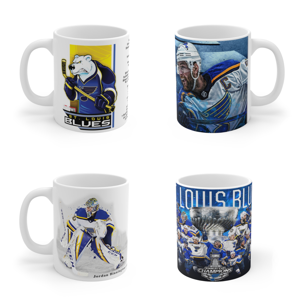 STL ART Mug Coffee Tea Gift Fun Team Hockey Souvenir