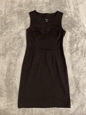 Banana Republic factory black sleeveless dress size 8 Petite Lightweight Classic