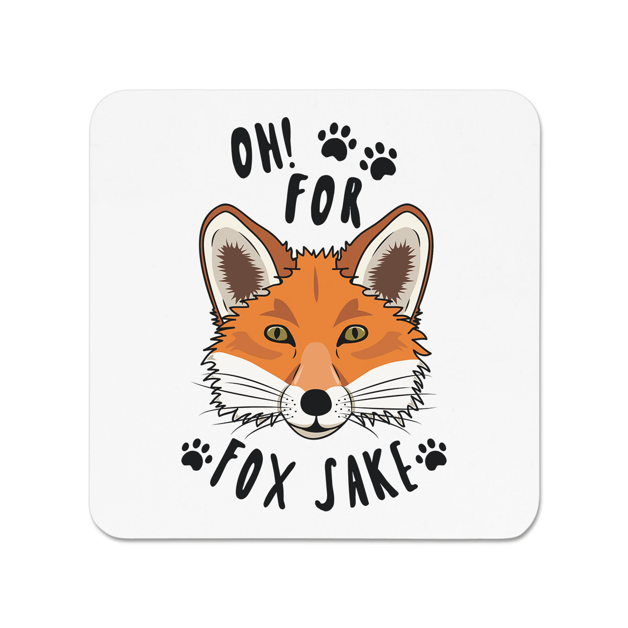 Oh For Fox Sake Fridge Magnet - Funny Sake Joke Animal