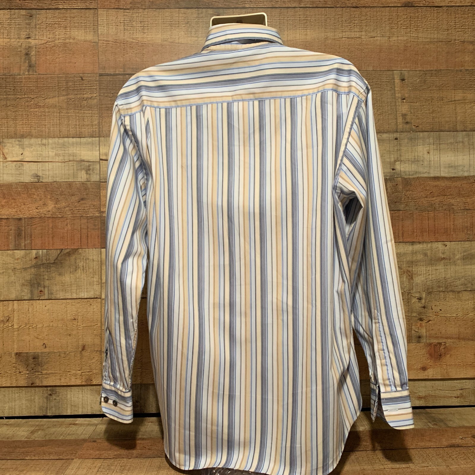 Robert Talbott Multi Color Striped 100 % Cotton D… - image 2