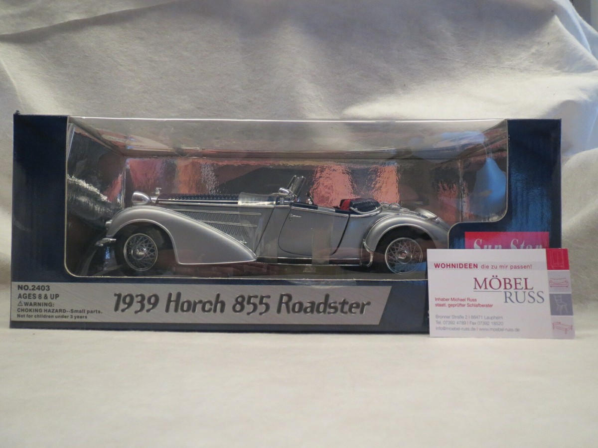 ミニカー Sun Star 1939 HORCH 855 ROADSTER 1:18 1939 HORCH 855 ROADSTER – Nice Car Collection