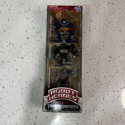 TRANSFORMERS ROBOT HEROES Rotf Christmas Xmas Limited Release 3 Pack Optimus Toy