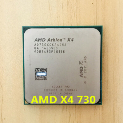 AMD Athlon X4 730 CPU Quad-Core 2.8 GHz 4M 65W Socket FM2 Processors
