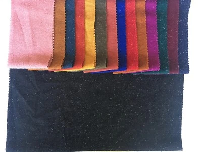 LUREX METALLIC STRETCH FABRIC BY THE YARD 58"-60" WIDE IN 15 COLORS USA SELLER