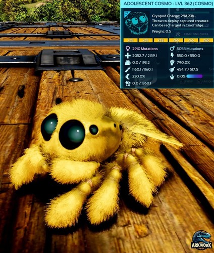 🦖ARK Survival Ascended Cosmo Spider TOP STATS PVE PS5/XBOX/PC - Picture 2 of 10