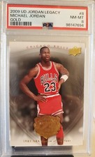 2009 Upper Deck MICHAEL JORDAN #8 PSA 8 Legacy Card Gold Rookie 1985 #23 SP