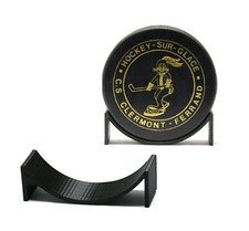 ICE HOCKEY PUCK Holder Hanger Wall Mount Rack Display Hook Storage Stand Shelf