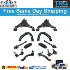 TRQ New Front Steering & Suspension Kit For 2005-19 Nissan Xterra Suzuki Equator