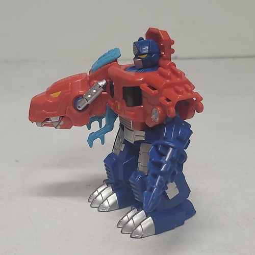 Transformers Rescue Bots Optimus Prime T-Rex Dinobot 5" Figure Playskool - Picture 4 of 6