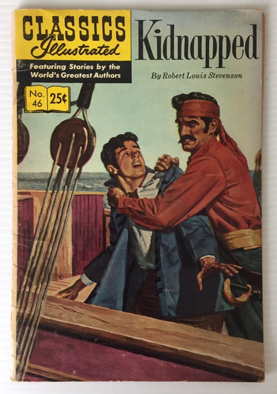 CLASSICS ILLUSTRATED #46 KIDNAPPED (1969 issue) by Sir Robert L. Stevenson