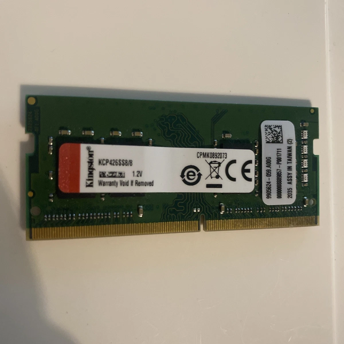 25+ Kingston DDR4 SDRAM 8 GB Capacity per Module Memory (RAM) for