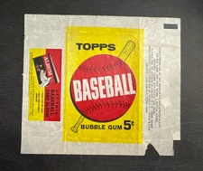 1963 TOPPS BASEBALL 5 CENT WRAPPER