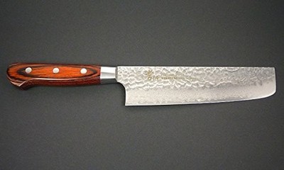 Sakai Takayuki Hammered Damascus 33 Layer Vg-10 Japanese 07393 Vegetable 160m...