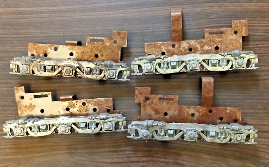 老式火车爱好车轮/零件 27 件用于修复/维修工作 — 第 4/4 张图片