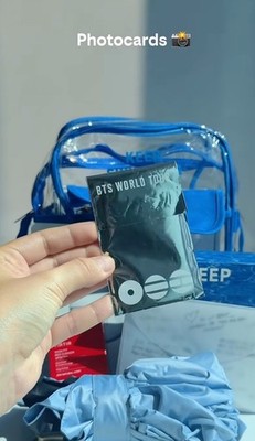 BTS ARIRANG IN BUSAN Official Concert Gift Set KEEP SWIMMING Bag