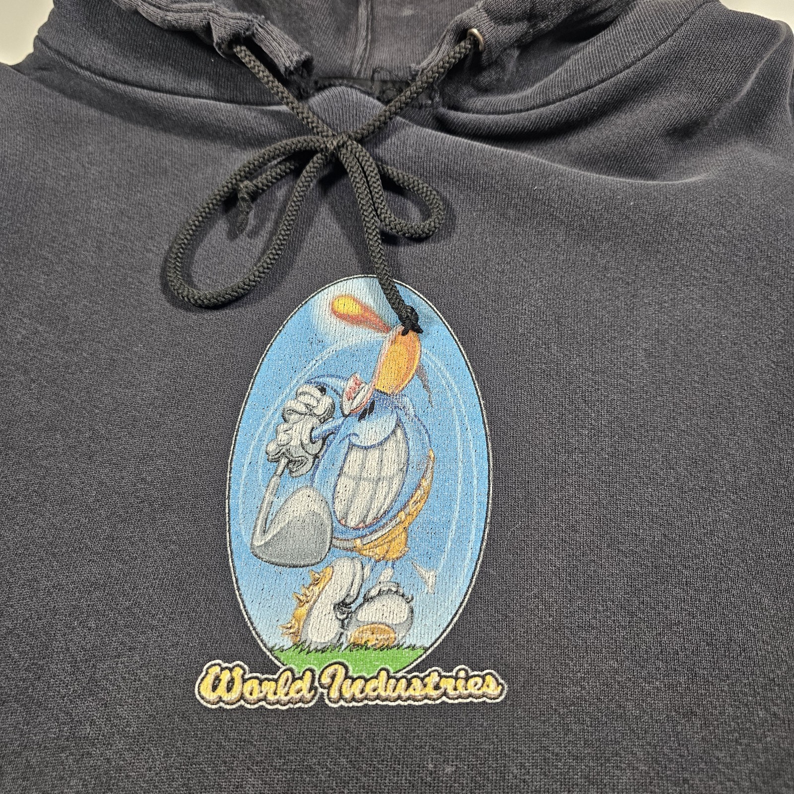  Vintage World Industries Rare Skateboard Hoodie Thrashed 2 Perfection Medium 