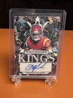 2022 Leaf Metal Draft Drake London Touchdown Kings Snake Crystal Auto RC #3/5.