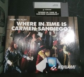 Where in Time is Carmen Sandiego (Nes)(1991) CIB. No Encyclopedia. Free Shipping