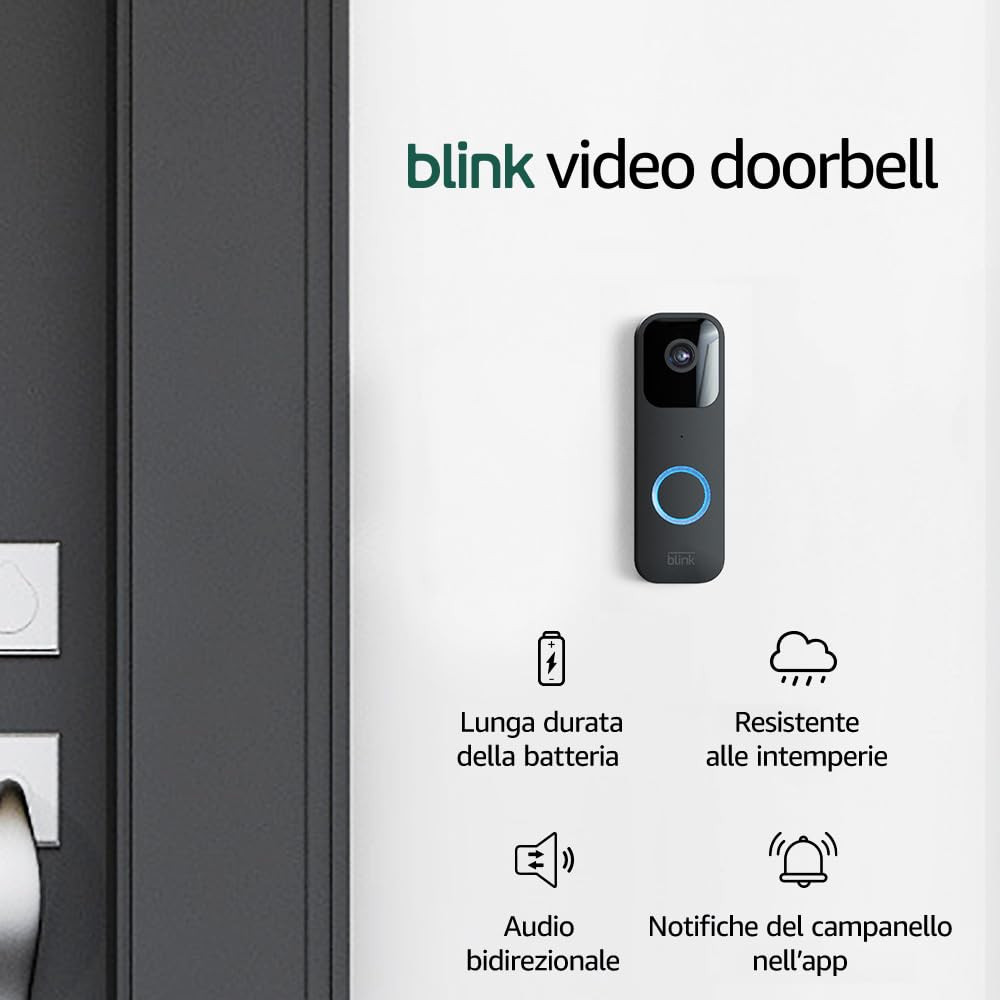 Video Doorbell HD: Audio Bidirezionale e Batteria Lunga Durata | Sicurezza