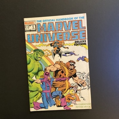 Official Handbook of the Marvel Universe #5 Vol. 2 1986 Marvel Comics L15-112