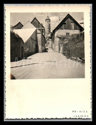 Foto, Tschechien, Domažlice/ Taus, Gasse hinterm Stadtturm, 1936, L272L