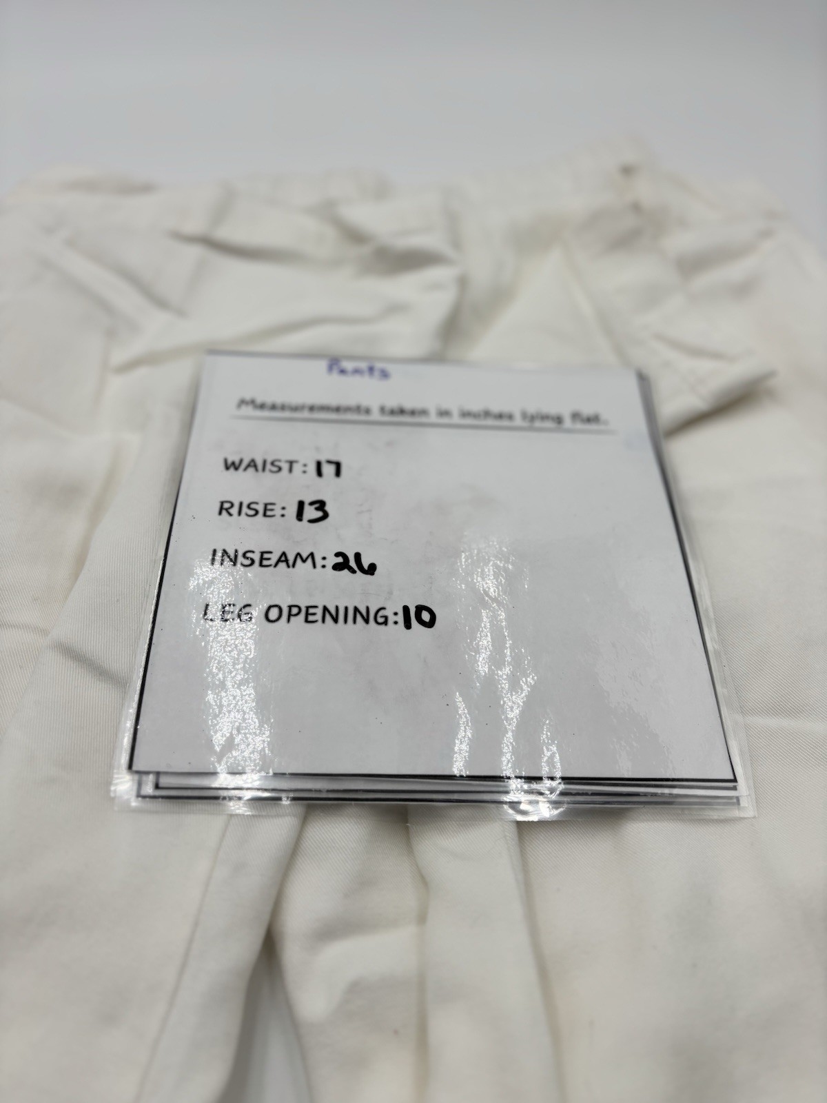 Pendleton White Tenecel Button Pull On Pants Size… - image 10