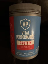 Sealed Vital Performance Protein Powder Strawberry 26.8 Oz Exp 12/27/25
