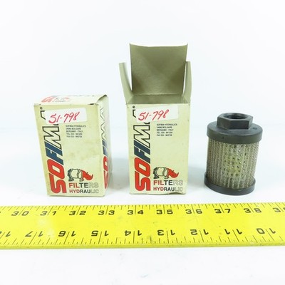 Sofima 20.1572 Hydraulic Filter Element 1/2'' NPT Lot Of 2