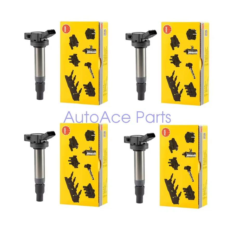 OEM NGK Ignition Coil 90919A2001 * 4 For Toyota Tacoma Tundra 4Runner Scion xB Foto 2 de 4