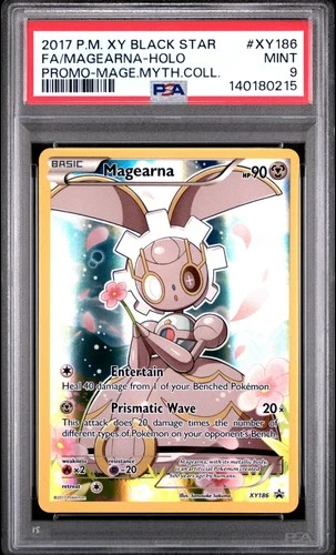 Pokemon Magearna XY186 Full Art Mythical Collection Black Star Promo MINT PSA 9
