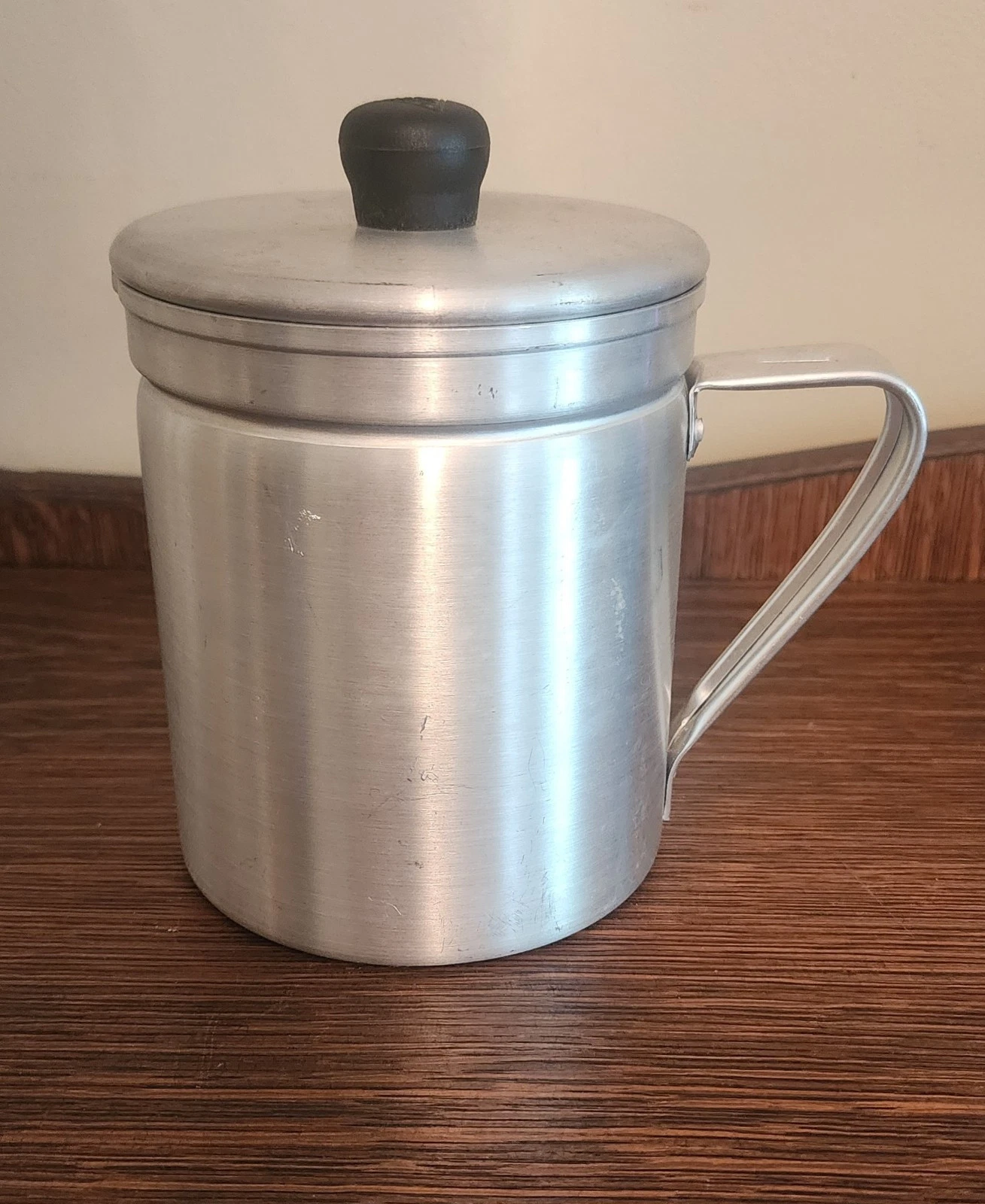 Vintage Aluminum Kitchen Grease Storage Container With Strainer IMUSA
Opens in a new window or tab