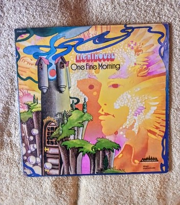 LIGHTHOUSE - ONE FINE MORNING Lp 1971 Psych Rock Evolution Records V,vg
