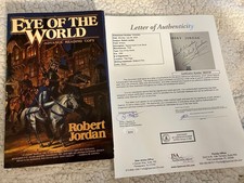 SIGNED RARE Eye of the World Robert Jordan Advance Reading Copy ARC WOT