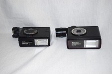 NIKON SPEEDLIGHT SB-7E SB-12 SHOE MOUNT FLASHES - NOT WORKING - FOR PARTS ONLY