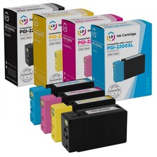 LD Ink Cartridge for Canon PGI-2200XL 4pk HY 9255B001 9268B001 9269B001 9270B001