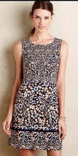 NWT Anthropologie Maeve Brindille Floral Paisely Mini Sheath Dress 2
