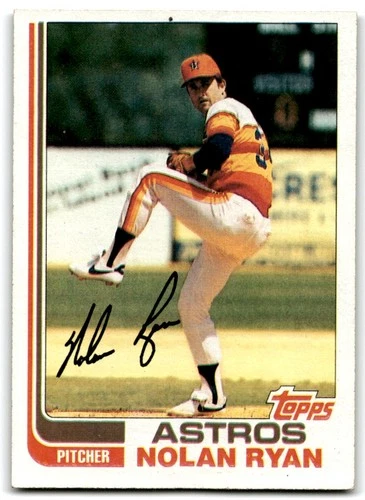 Nolan Ryan 1982 Topps Baseball Card #90 Houston Astros