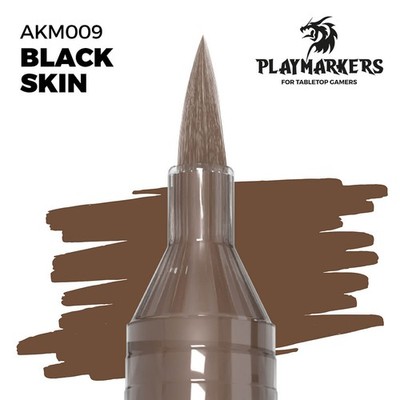 AK Interactive Playmarker Black Skin Paint Marker AKM009