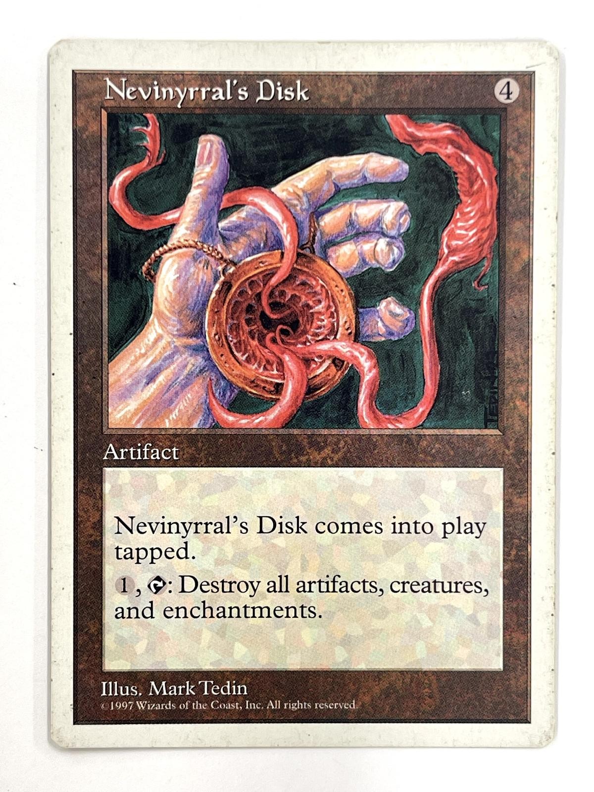 Nevinyrral's Disk 1 Rare Anthologies Magic: The Gathering Moderately Played