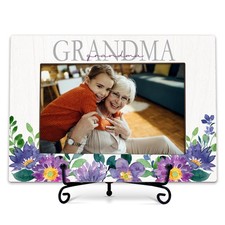 Grandma Photo Frame Gifts, Grandma I Love You Wooden Picture Frame With Stand...