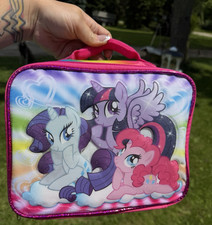 Bolsa de almuerzo rosa aislada My Little Pony con asa Pinkie Pie, crepúsculo, rareza