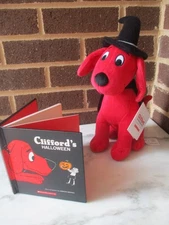Kohl's Cares Scholastic Clifford Dog 12" + Book "Clifford's Halloween"