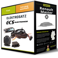Elektrosatz 13-Pol Spezifisch für Renault Master 06.2024-Jetzt NEU Inkl. EBA
