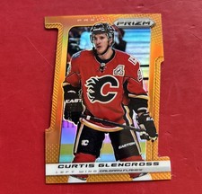 2013-14 Panini Prizm ORANGE DIE CUT /50 Curtis Glencross Flames