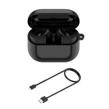 Earphones Charging Box Black w/ Cable For Samsung Galaxy Buds3 SM-R530 Parts