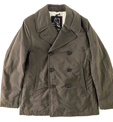 Sealup Milano Amalfi Graphene Peacoat Mens 50 IT 40 US Olive Green NWT Italy - product listing photo