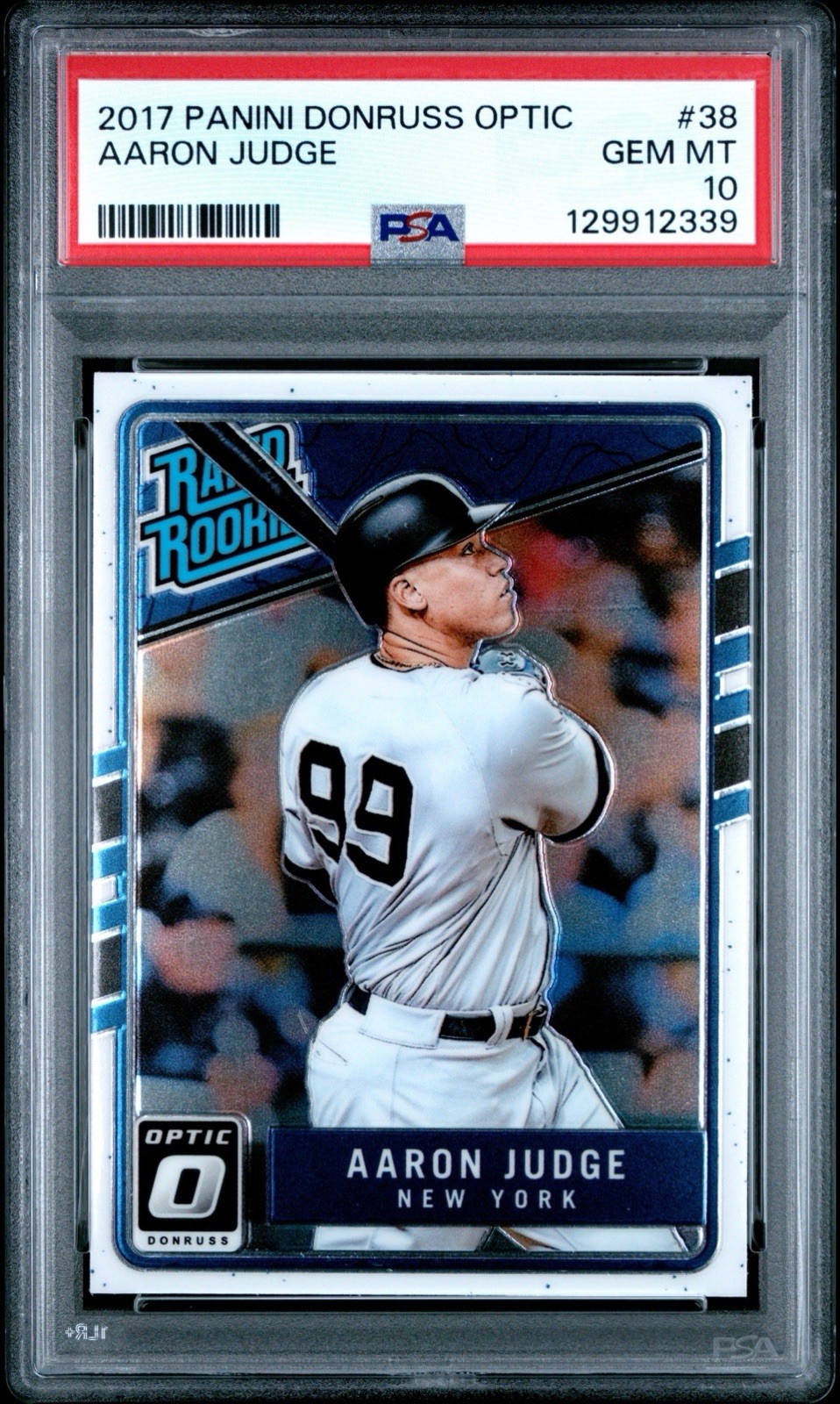 2017 Aaron Judge Donruss Optic Rookie Card New York Yankees #38 PSA 10