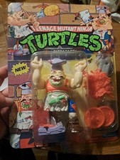 1990 TMNT Pizzaface Pizza Face MOC Sealed Vintage Playmates Ninja Turtles