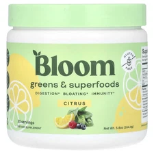 2 X Bloom, Greens & Superfoods, Citrus, 5.8 oz (164.4 g)